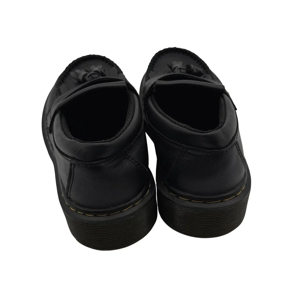 Dr Martens Adrian Black Leather Tassel Loafers Youth Kids US 13 EU 31 School Sho
